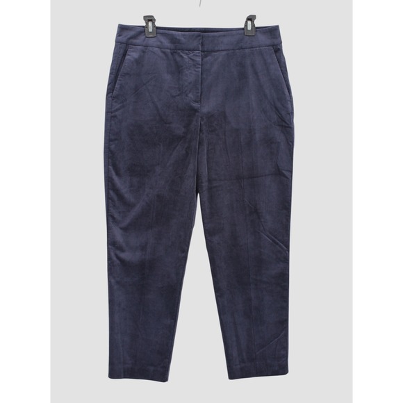 Boden Pants - Boden Corduroy Tapered Trousers Fine Wale Stretch Pants Size 10 Navy Blue R0169